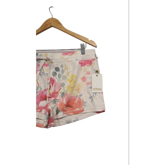 PJ Salvage Pajama Shorts Womens Large Happy Blooms Floral Print Loungewe… - Picture 6 of 9